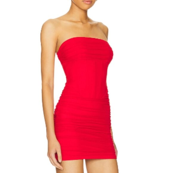 SUPERDOWN Bea Mini Dress in Red Size S - Picture 2 of 9